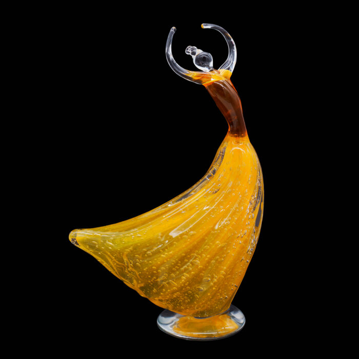 Балерина статуэтка 25 см желтый автор Кутергина Бажена